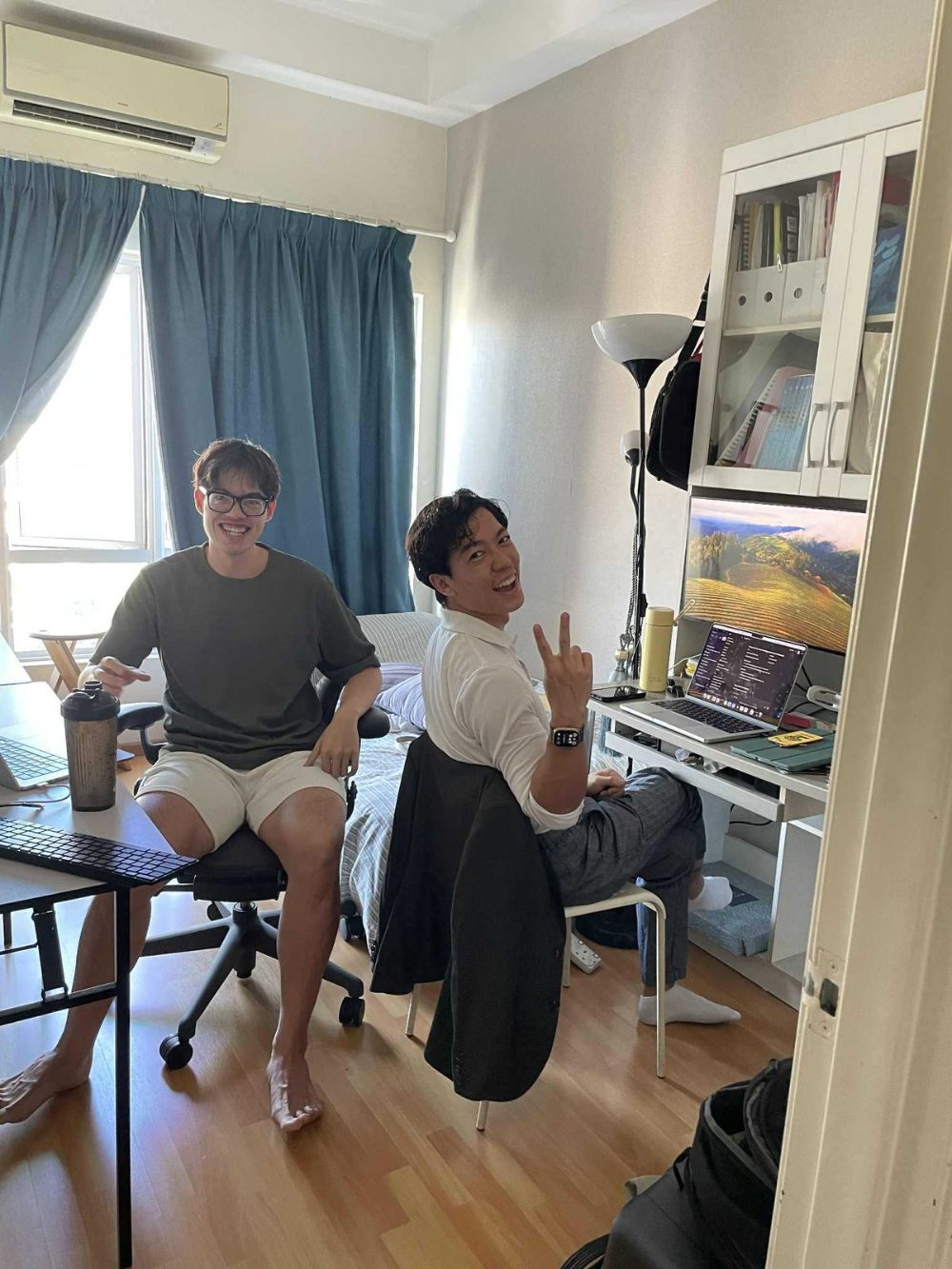 Blake and Zack, founders of Kong, in their Kuala Lumpur workspace