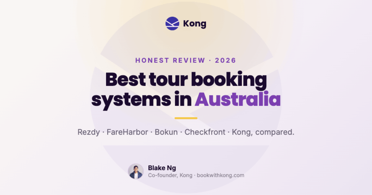 Best tour booking systems in Australia